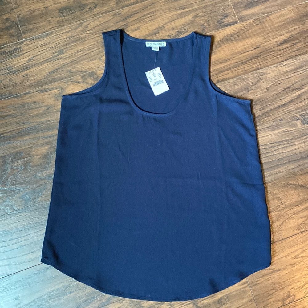 NWT - J. Crew Navy Blue Tank - Size XS